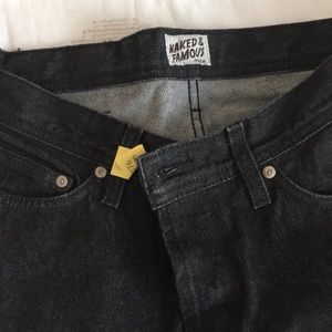 Black jeans 35 X 30 , 10 inch rise